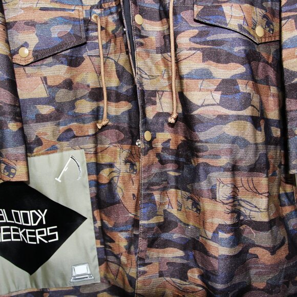 BNWT SS19 UNDERCOVER "BLOODY GEEKERS" CAMO COAT 2 - Picture 9 of 13